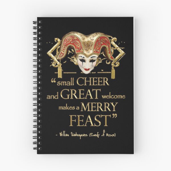 Item preview, Shakespeare Comedy Of Errors Feast Quote designed and sold by Styled Vintage.