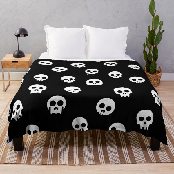 Item preview, Cute Skulls Seamless Pattern designed and sold by cutieotter.