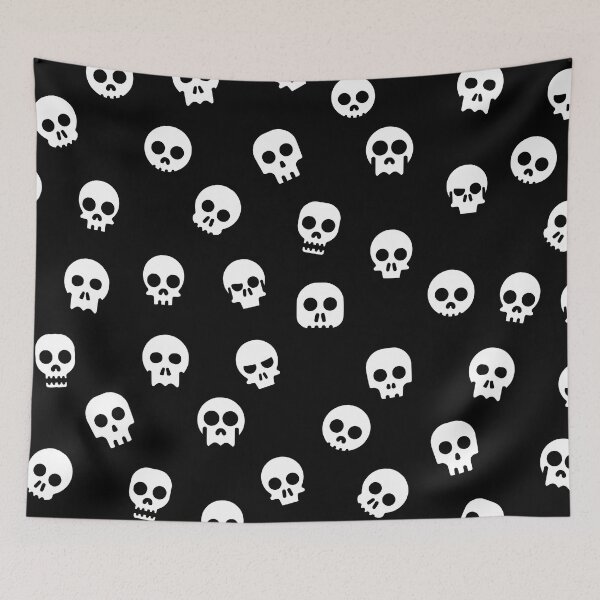 Item preview, Cute Skulls Seamless Pattern designed and sold by cutieotter.