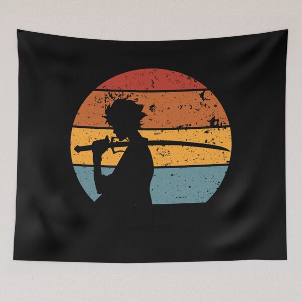 Item preview, Samurai Champloo Mugen Sunset Silhouette, Mugen Samurai Champloo Black Text   designed and sold by RainiearAguilos.
