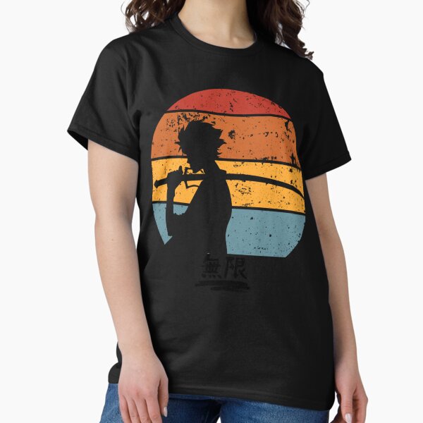 Item preview, Samurai Champloo Mugen Sunset Silhouette, Mugen Samurai Champloo Black Text   designed and sold by RainiearAguilos.