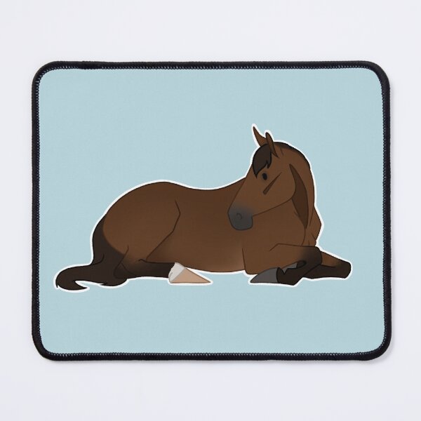 Item preview, Bay horse laying down designed and sold by peyeqart.