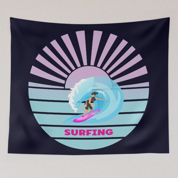 Item preview, Surfer sunset waves designed and sold by Astralia.