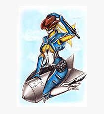 Bomb GIrl Photographic Print