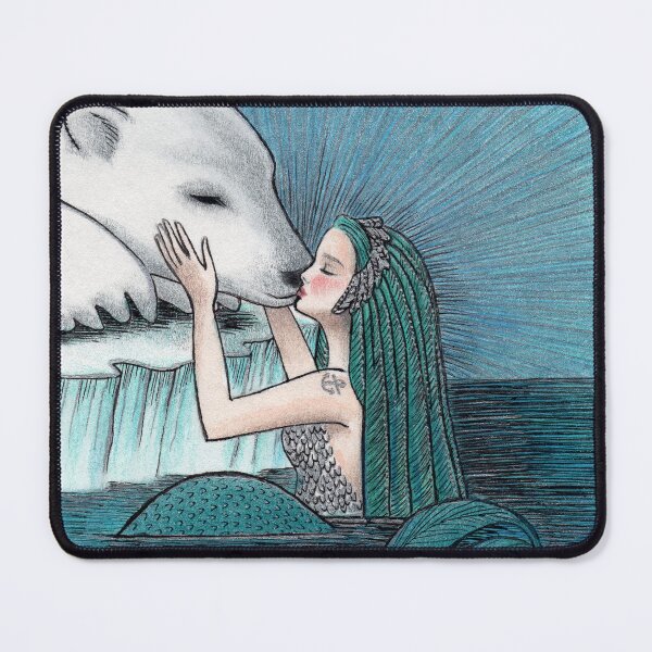 Item preview, MERMAID AND POLAR BEAR designed and sold by Sara-Rae.