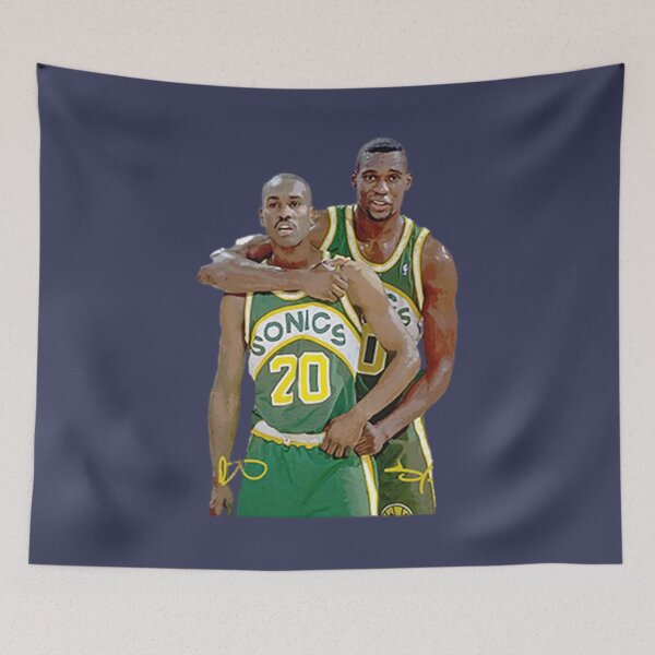 Item preview, Shawn Kemp Gary Payton Seattle Sonics T-ShirtKemp x Payton designed and sold by RobertIqbal.