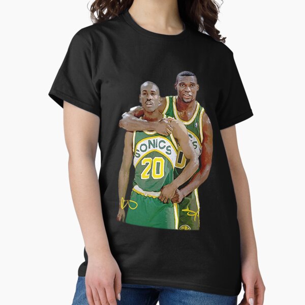 Item preview, Shawn Kemp Gary Payton Seattle Sonics T-ShirtKemp x Payton designed and sold by RobertIqbal.