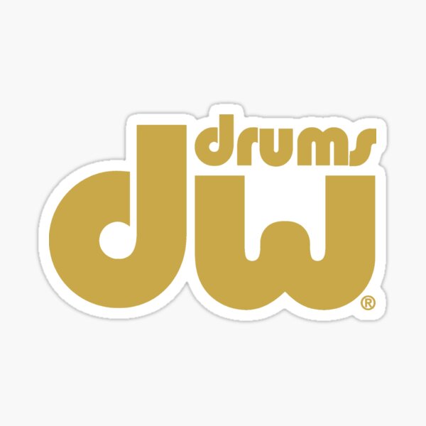 "dw drumslogo" Sticker for Sale by AdolDibert421 Redbubble