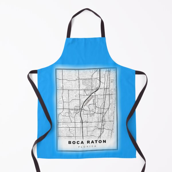 Item preview, Minimalist Blue  Boca Raton Map designed and sold by Tamas Das.