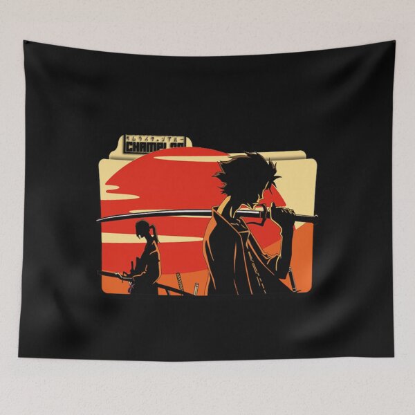 Item preview, Samurai Champloo caminando al atardecer Ligero designed and sold by RainiearAguilos.