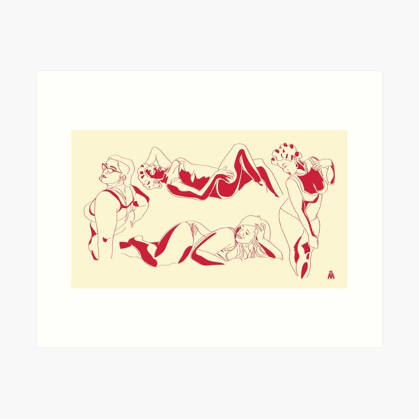 Boudoir Studies Art Print