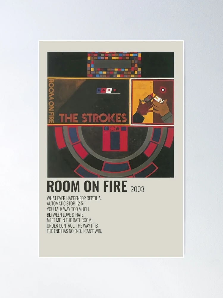 THE STROKES 2ndアルバムROOM ON FIRE ポスター