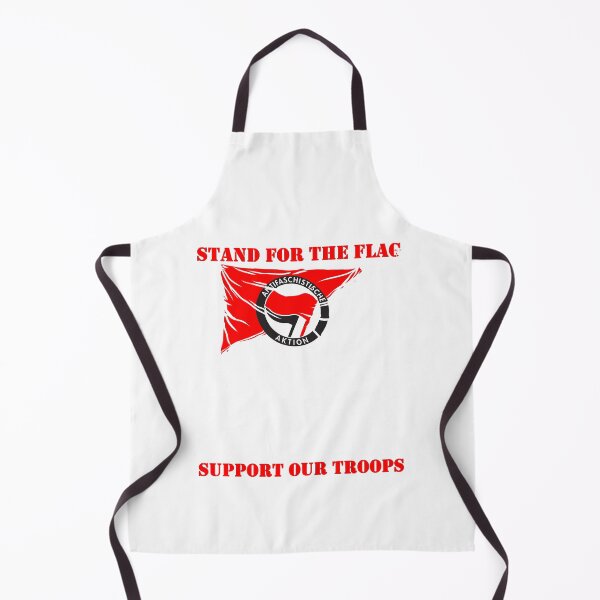 Aperçu de l'œuvre L'objecteur apporte un support pour le drapeau Antifa Graphic pour les fans créée et vendue par Marguerite042Ri.