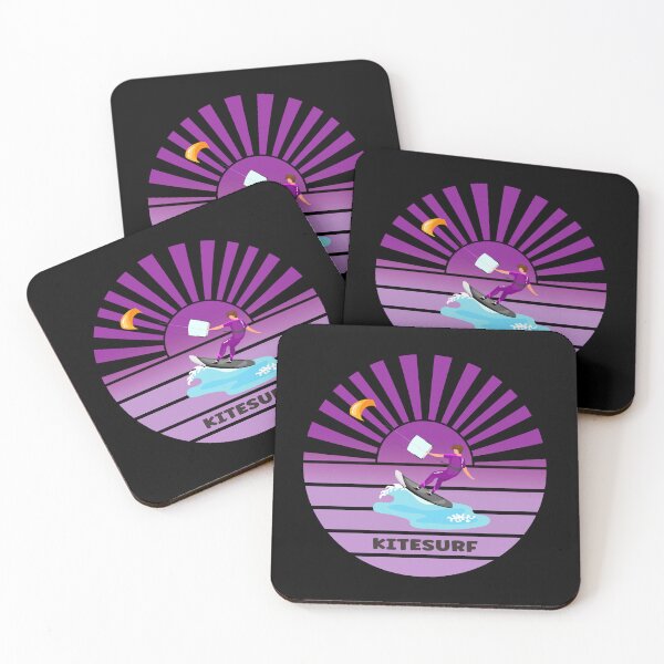 Item preview, Kite surfer sunset waves designed and sold by Astralia.