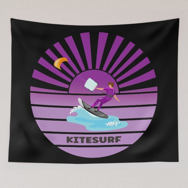 Item preview, Kite surfer sunset waves designed and sold by Astralia.