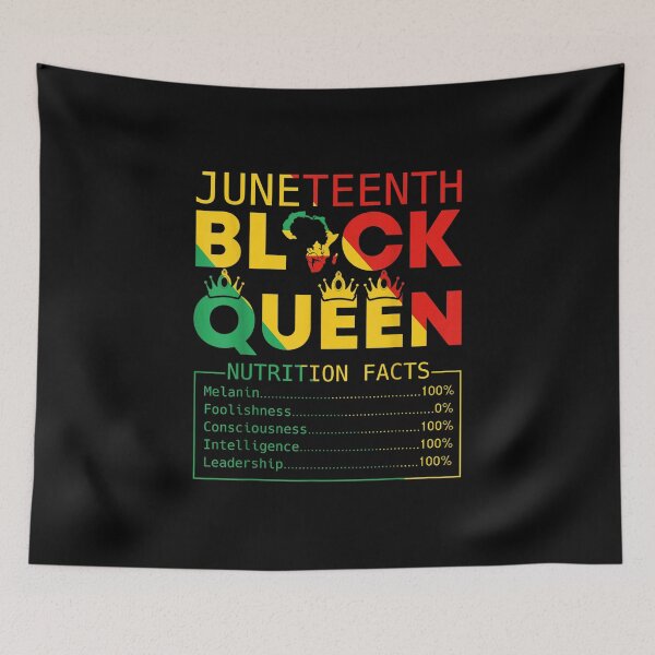 Item preview, Junenth Womens Black Queen Nutritional Facts 4th Of July designed and sold by Levidean.