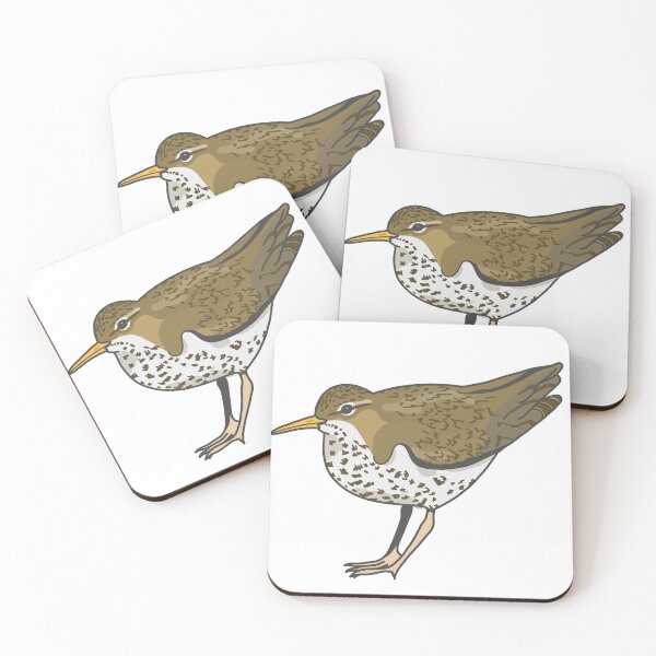 Item preview, Spotted Sandpiper! designed and sold by okie-dokie-art.