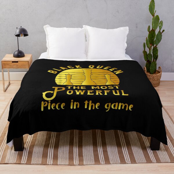 Item preview, Black Queen The Most Powerful Piece in Game Women Melanin designed and sold by Levidean.