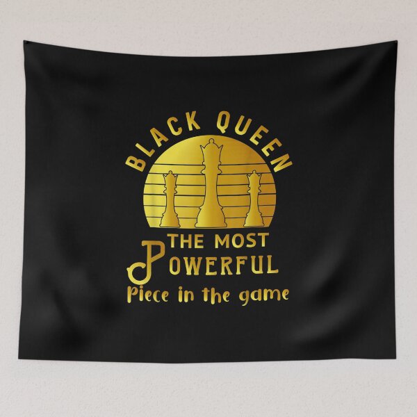 Item preview, Black Queen The Most Powerful Piece in Game Women Melanin designed and sold by Levidean.
