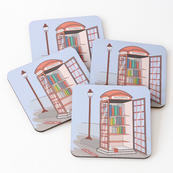 Item preview, London Bookshop - Books, Carnaby Street Telephone Booth With Lamp Post designed and sold by Abhishek Goldar.
