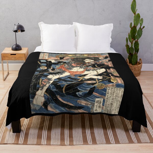 Item preview, Samurai Keeping Sword Beetween Teeth By Utagawa Kuniyoshi   designed and sold by RainiearAguilos.