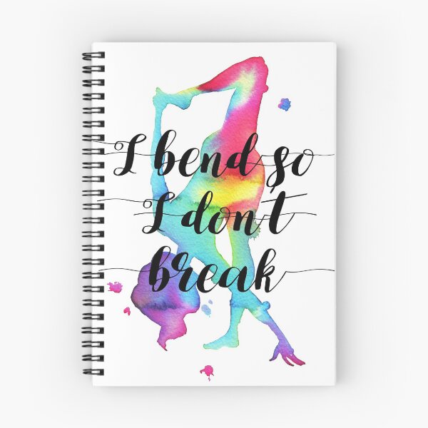 Item preview, Yoga Asana painted - I bend so I don't break designed and sold by Aurora Gritti.