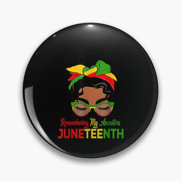 Item preview, Remembering My Ancestors Junenth Black Women Messy Bun designed and sold by Levidean.