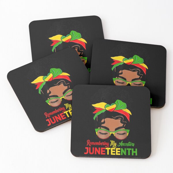 Item preview, Remembering My Ancestors Junenth Black Women Messy Bun designed and sold by Levidean.