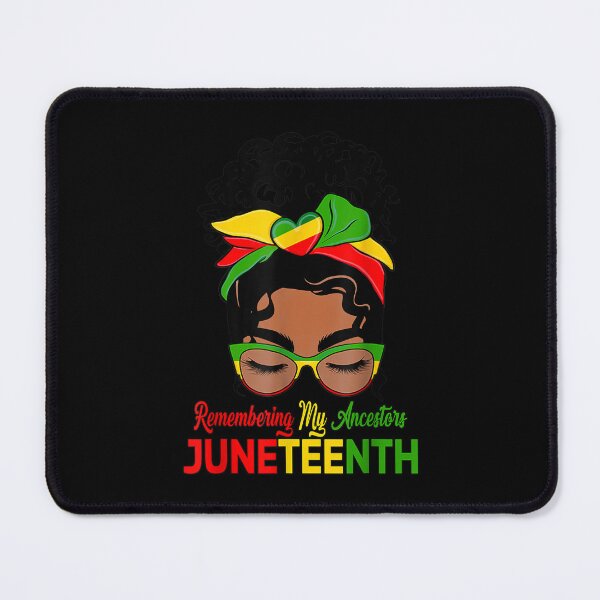 Item preview, Remembering My Ancestors Junenth Black Women Messy Bun designed and sold by Levidean.