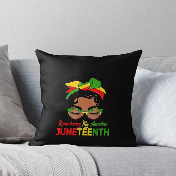 Item preview, Remembering My Ancestors Junenth Black Women Messy Bun designed and sold by Levidean.