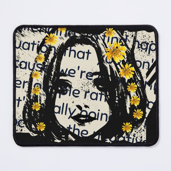 Item preview, Sunflower Girl Sketch on paper designed and sold by TypeWrite.