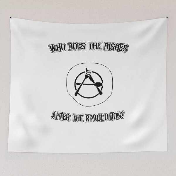 Item preview, Objector Bring Benefit Who Does The Dishes After Revolution Graphic Gifts designed and sold by Marguerite042Ri.