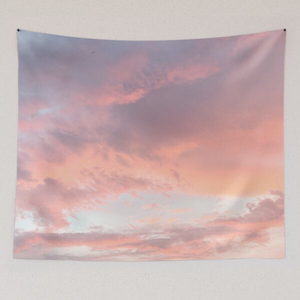 Item preview, Peach Pink and Lavender Cloudy Sunset Sky designed and sold by gsv-photography.