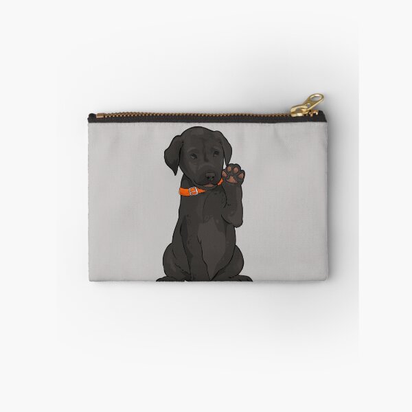 Item preview, Black Lab Puppy Waving designed and sold by PumpkinChum.