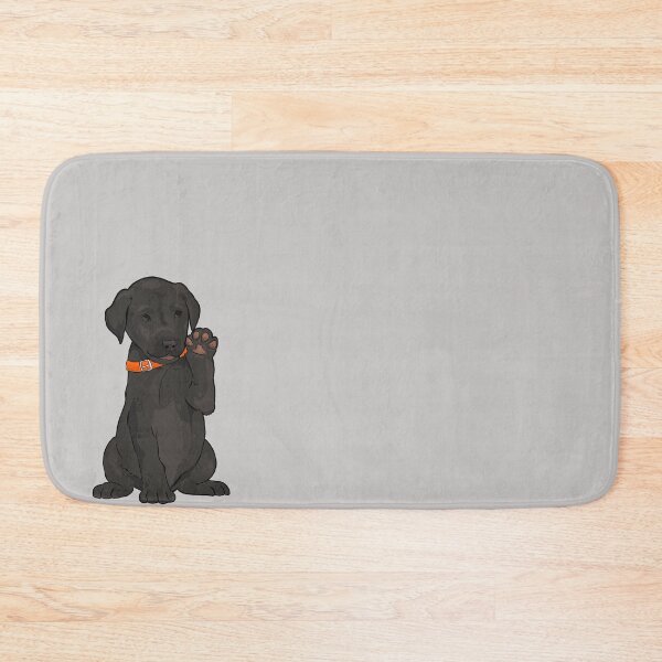 Item preview, Black Lab Puppy Waving designed and sold by PumpkinChum.