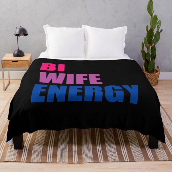 Item preview, Bi Wife Energy Funny Bisexual designed and sold by RoguePixel.