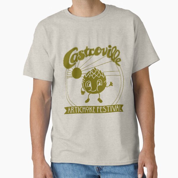 Item preview, The ORIGINAL CASTROVILLE ARTICHOKE FESTIVAL - Dustin's shirt in Stranger Things! designed and sold by powerdinoninja.