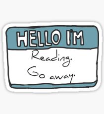 Hello I'm Reading Sticker