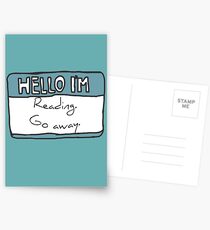 Hello I'm Reading Postcards