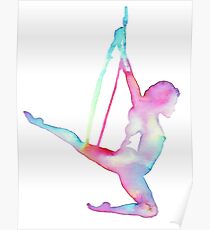Regenbogen-Luftballons Poster