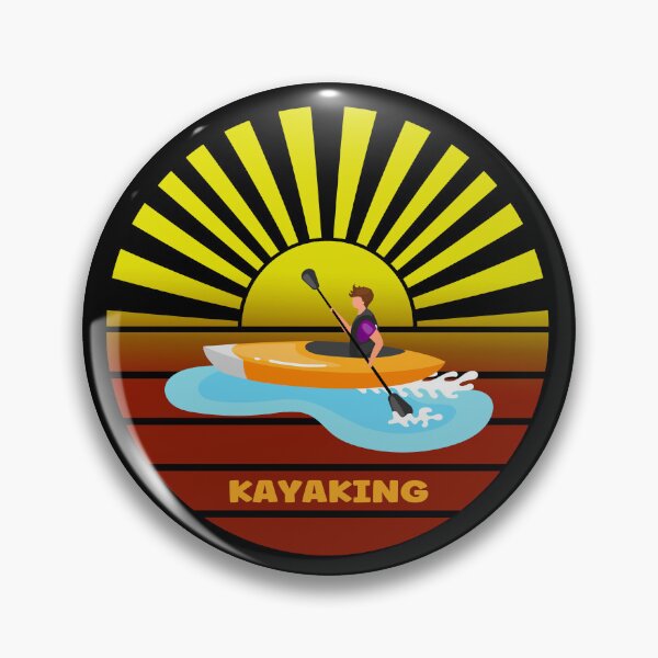 Aperçu de l'œuvre kayaking sunset vintage créée et vendue par Astralia.