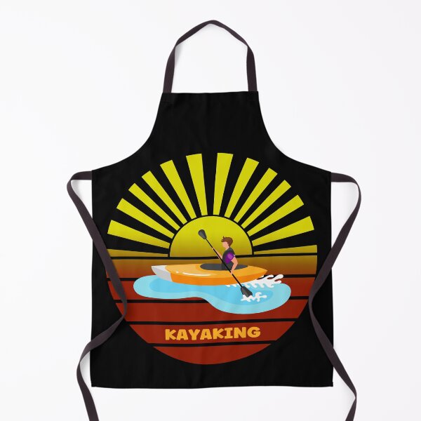Aperçu de l'œuvre kayaking sunset vintage créée et vendue par Astralia.
