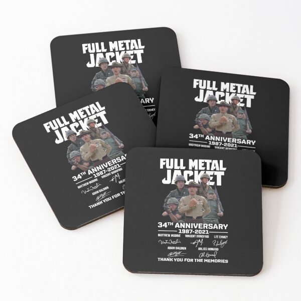 Item preview, Full Rétro Métal Jácket 34th Anniversary All Casts Signatures Shirt, Fúll Wár Movie Metal Jácket Thank You For The Memories T Shirt designed and sold by exnerhovardj.