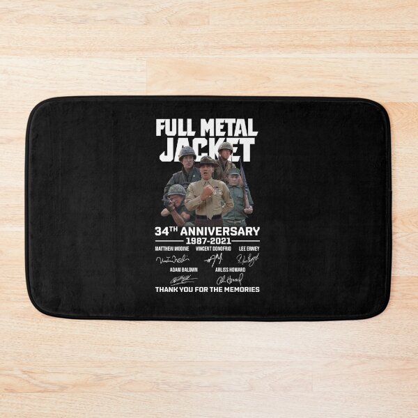 Item preview, Full Rétro Métal Jácket 34th Anniversary All Casts Signatures Shirt, Fúll Wár Movie Metal Jácket Thank You For The Memories T Shirt designed and sold by exnerhovardj.