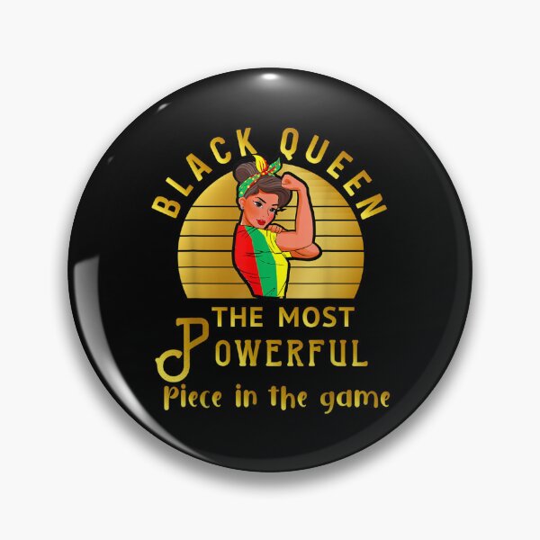 Item preview, Black Queen The Most Powerful Piece in Game Women Melanin designed and sold by Levidean.