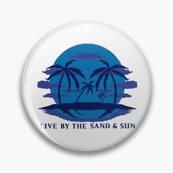 Item preview, Live by the sun and sand Blue designed and sold by Unaiza Khalid.