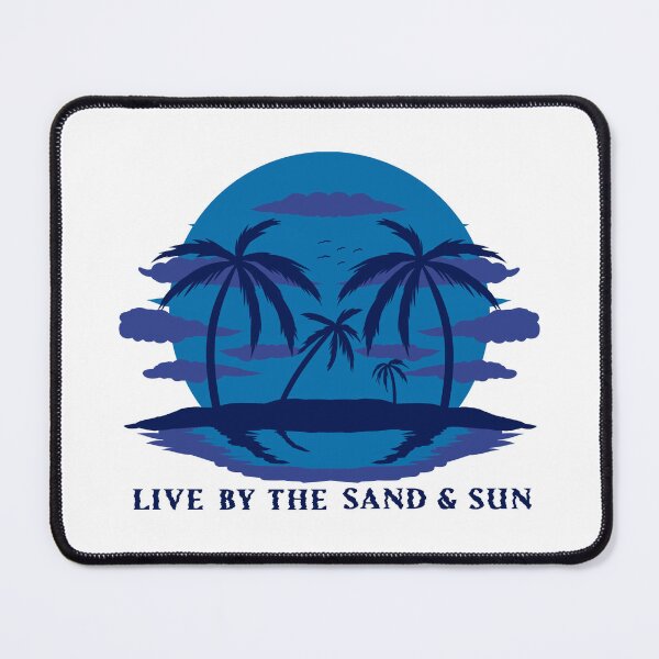 Item preview, Live by the sun and sand Blue designed and sold by Unaiza Khalid.