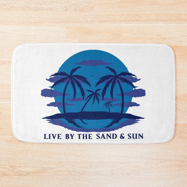 Item preview, Live by the sun and sand Blue designed and sold by Unaiza Khalid.