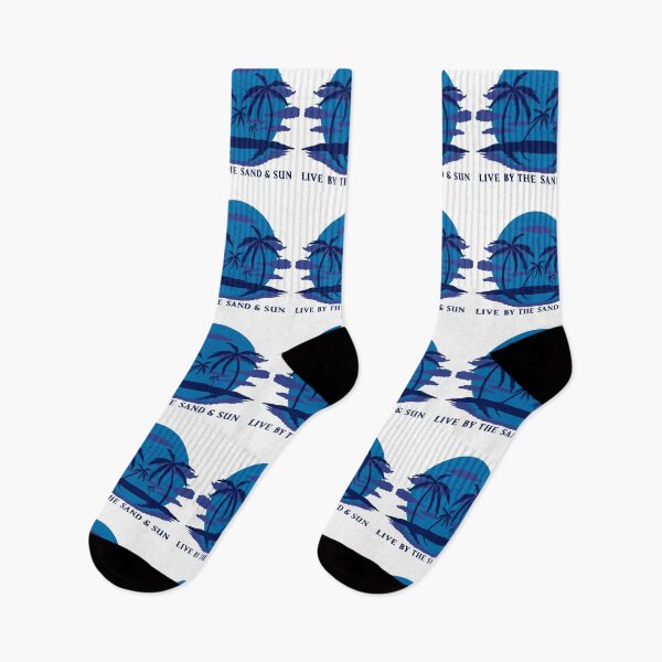 Item preview, Live by the sun and sand Blue designed and sold by Unaiza Khalid.