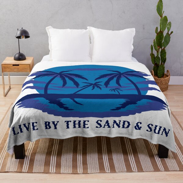 Item preview, Live by the sun and sand Blue designed and sold by Unaiza Khalid.